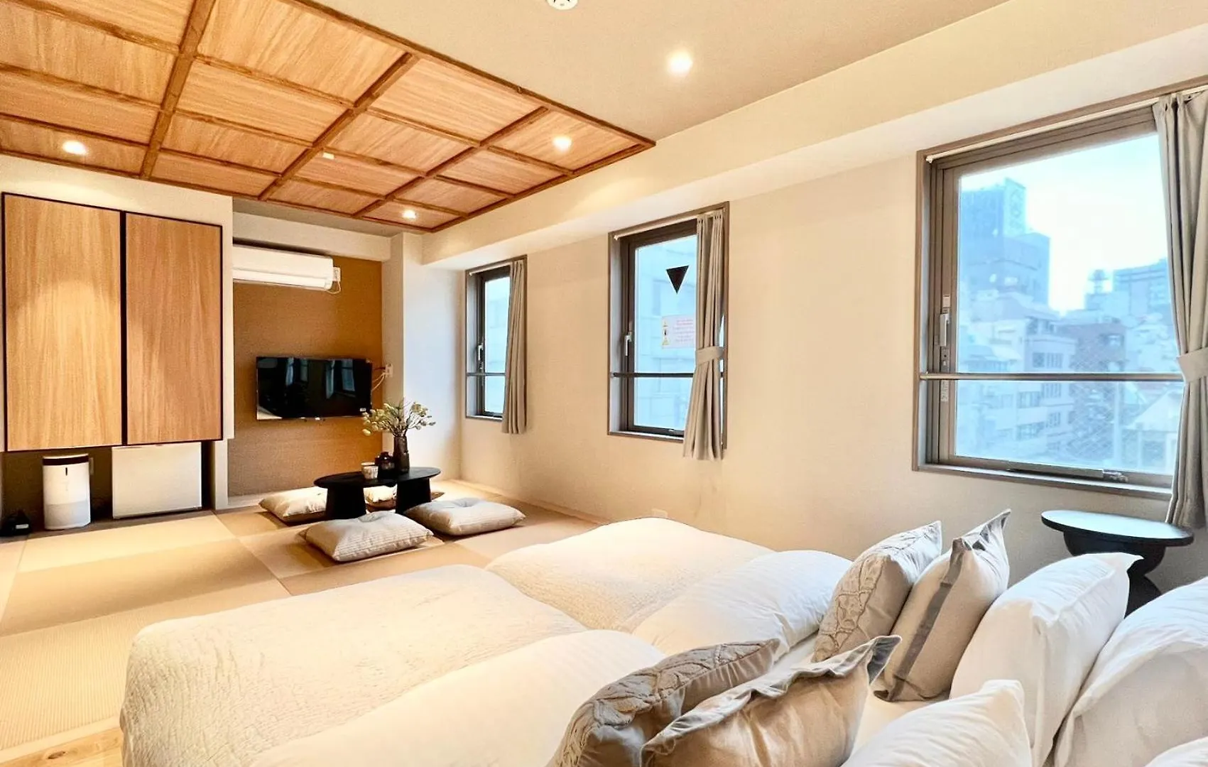 Apartment Lang Hotel Ueno 朝食付 #上野駅徒歩9分 #秋葉原浅草羽田&成田空港へ便利 Tokyo